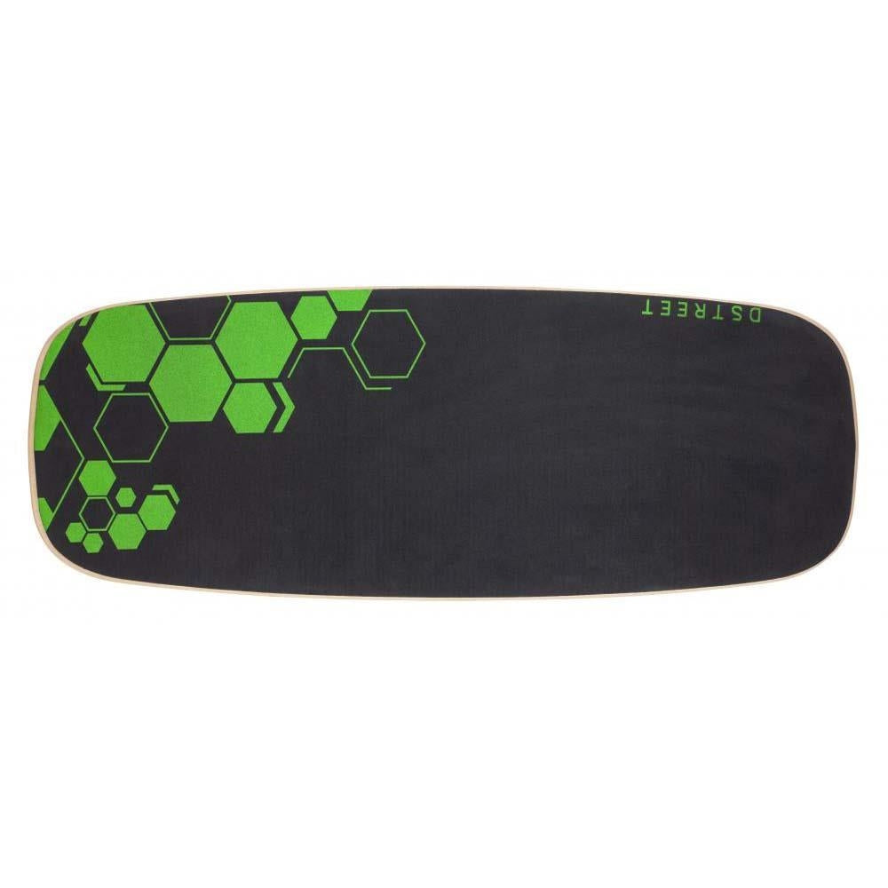 D Street Balance Board Hexagon All-round Black Green 32"