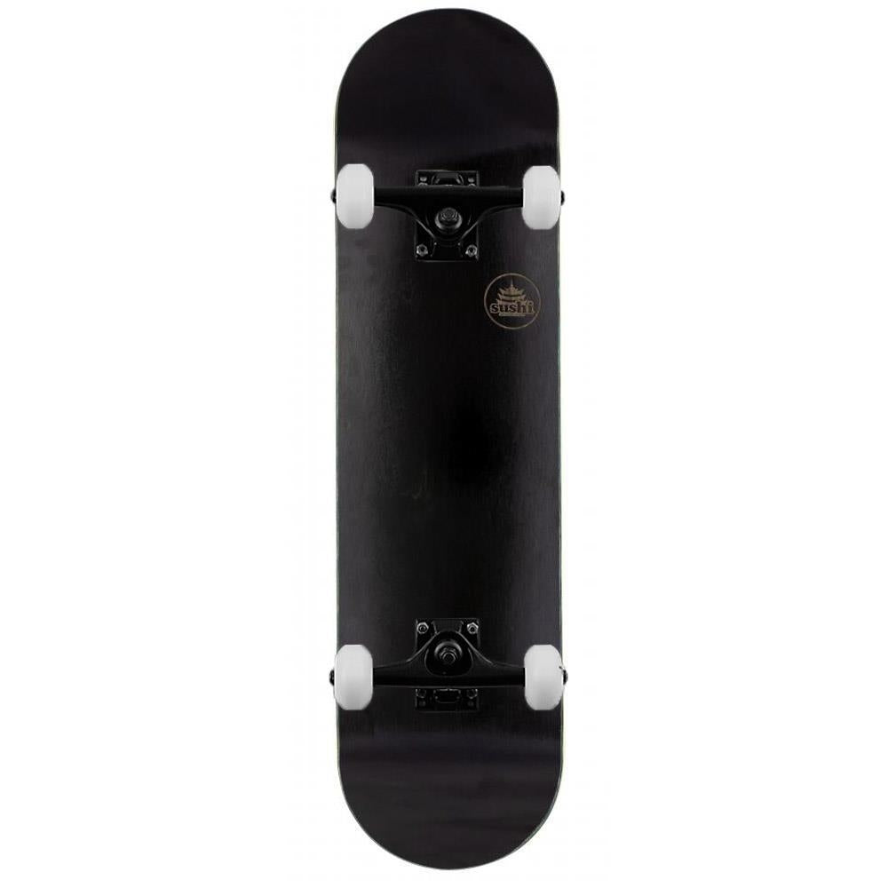 Sushi Complete Skateboard Pagoda Stamp Black 8"