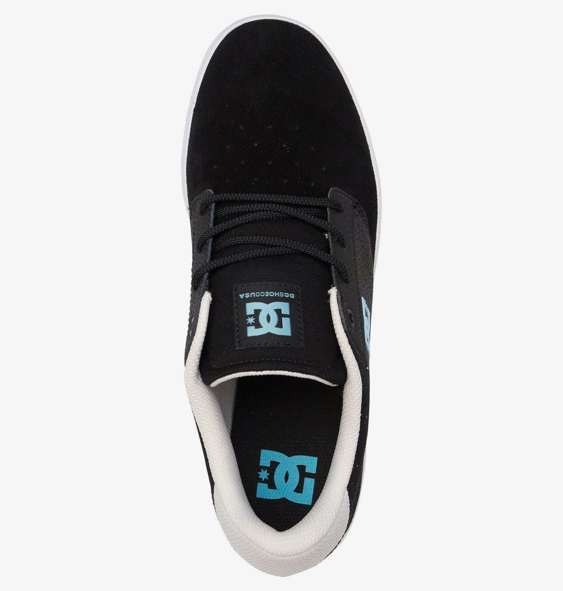 DC Shoe Co Plaza TC Black Turquoise Skate Shoes