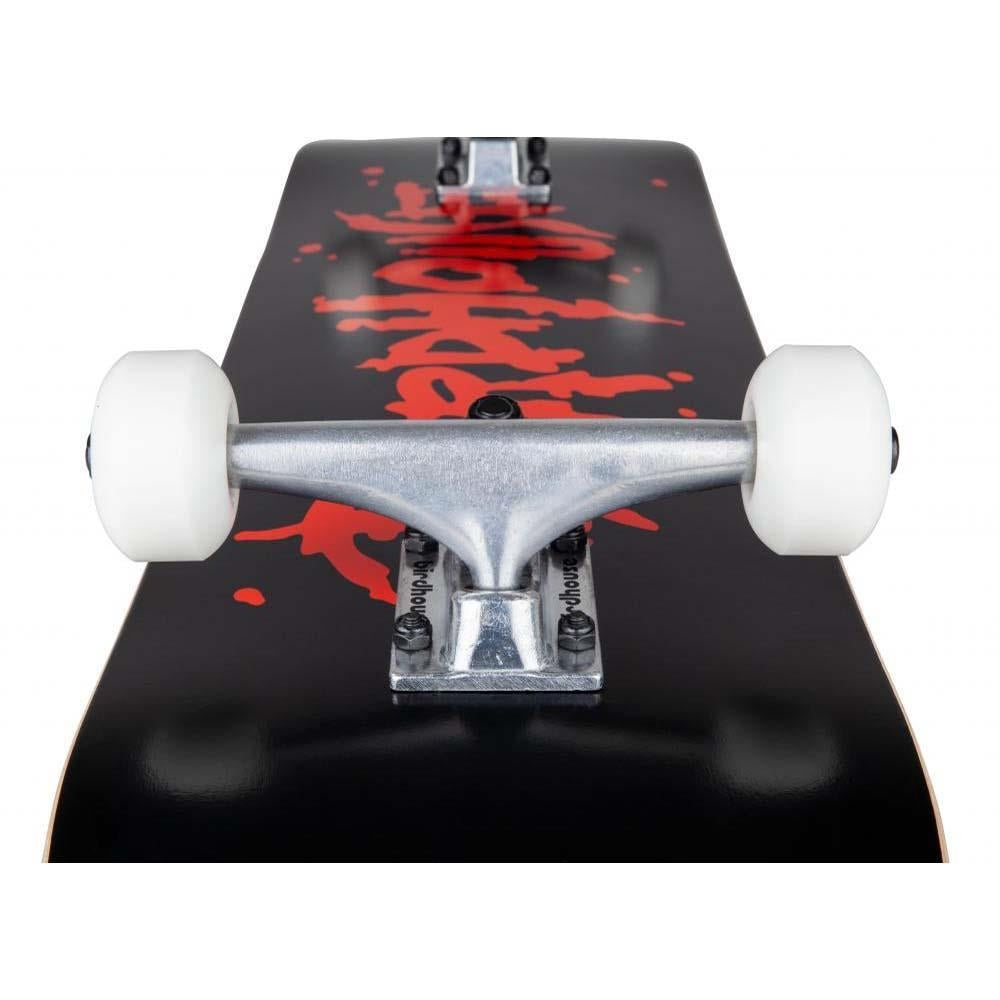 Birdhouse Stage 1 Blood Logo Factory Complete Skateboard Black 8"
