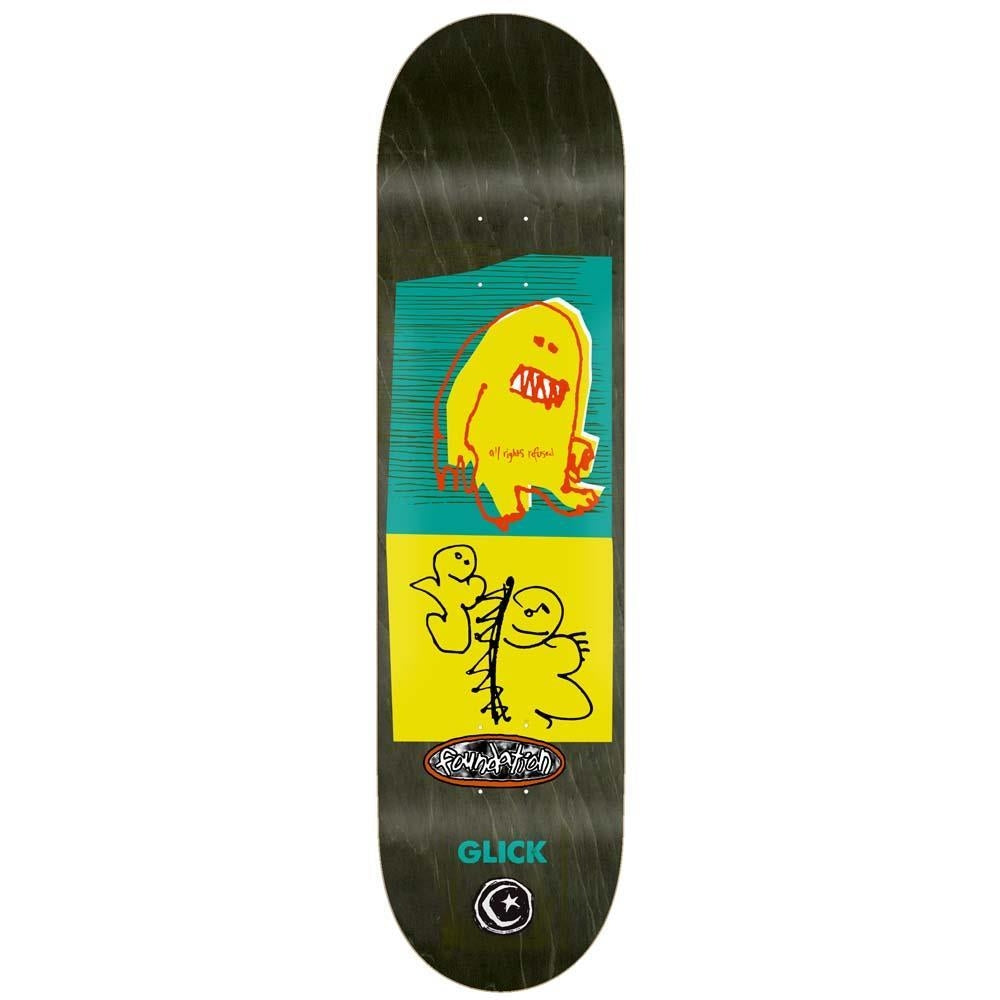 Foundation Glick Refused Skateboard Deck 8.38"