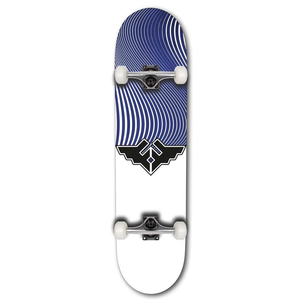 Fracture Wings V4 Factory Complete Skateboard Blue 8"