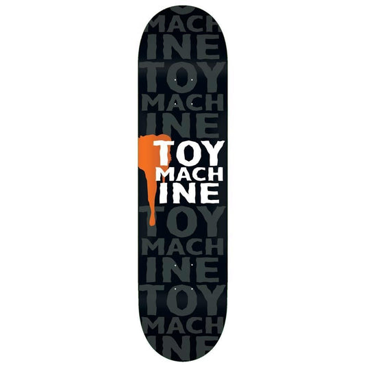 Toy Machine Drip Skateboard Deck Black 8.25"
