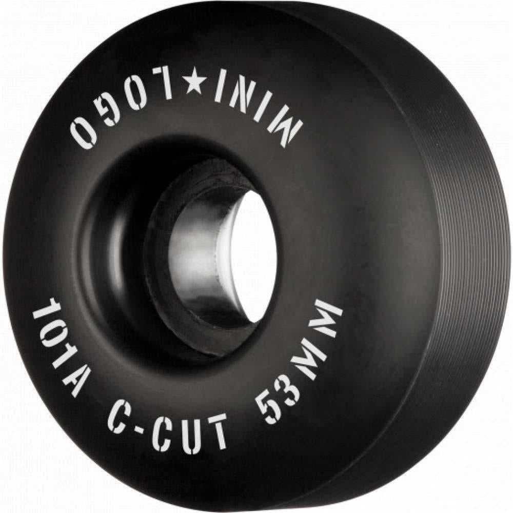 Mini Logo C-Cut 2 Skateboard Wheels 101a Black 53mm