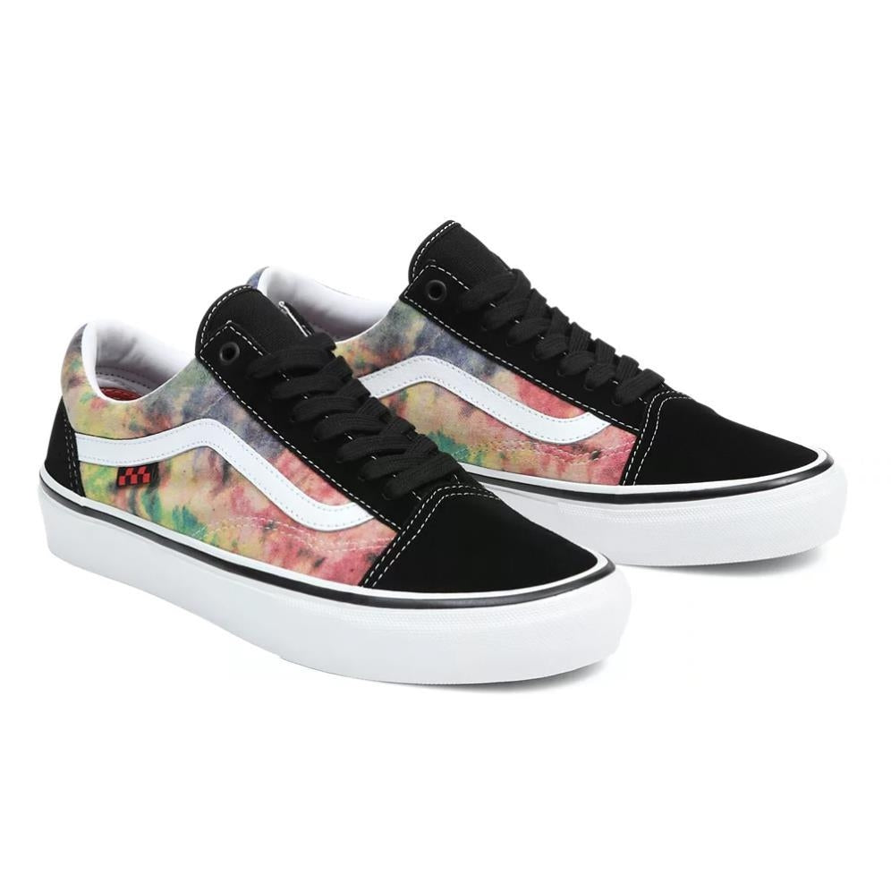 Vans MN Skate Old Skool Tie Dye Terry Black Skate Shoes