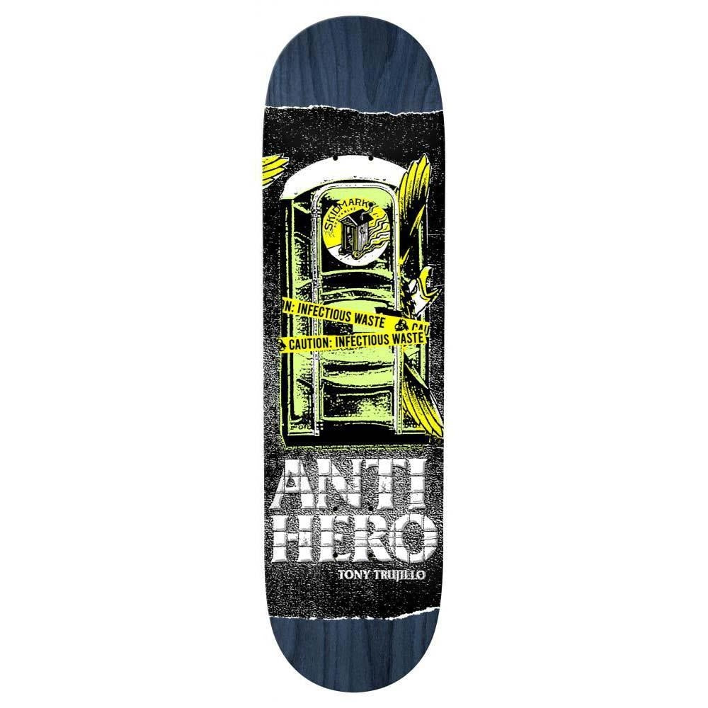Anti Hero Pro Skateboard Deck Trujillo Infectious Waste Assorted Stains 8.06"