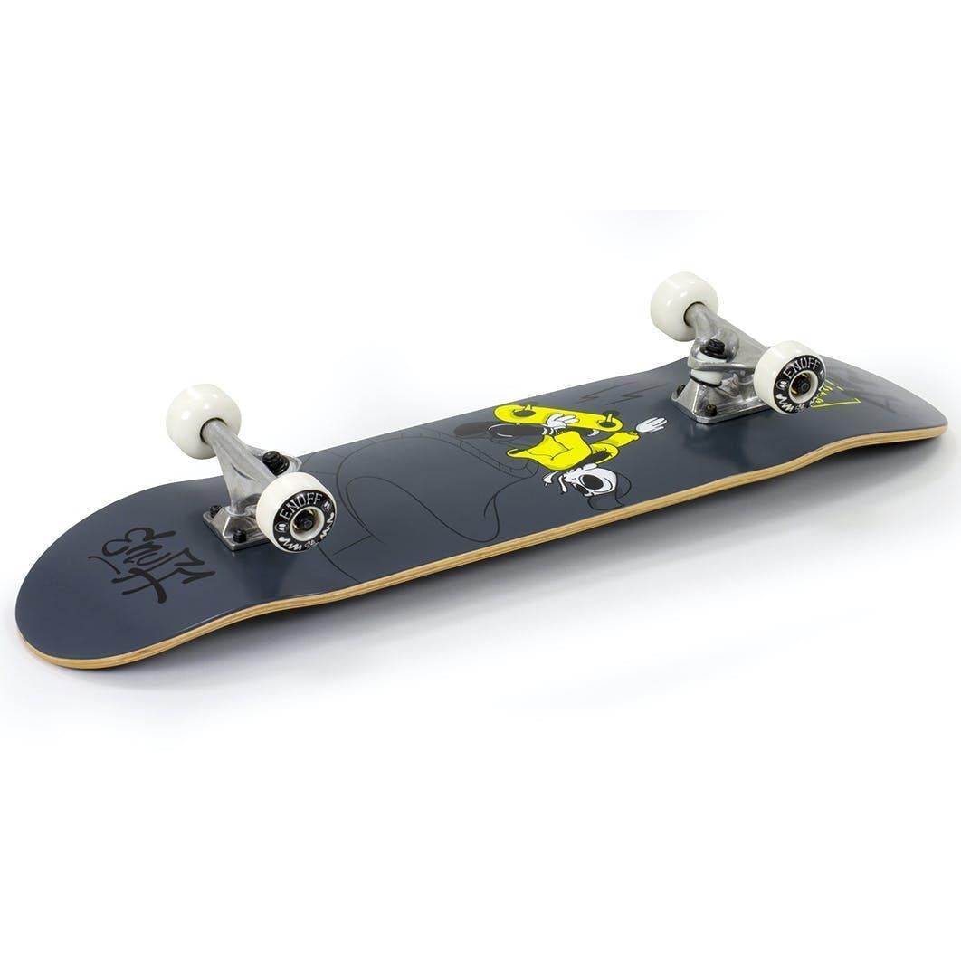 Enuff Skully Mini Factory Complete Skateboard Black Grey 7.25" x 29.5"