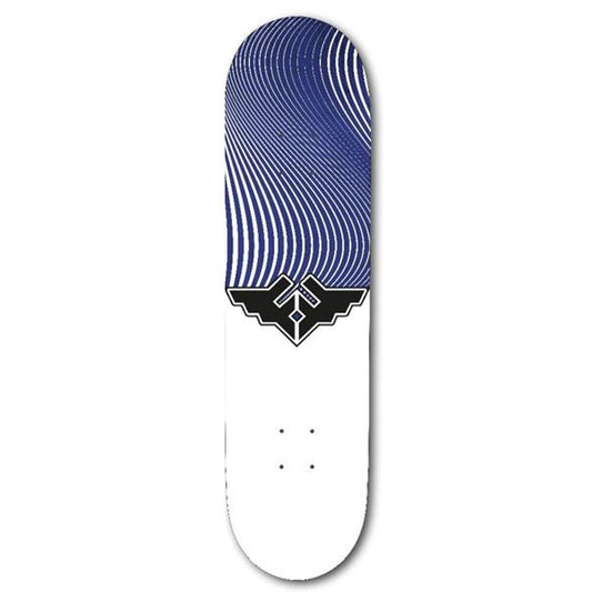 Fracture Wings V4 Skateboard Deck Blue 8"