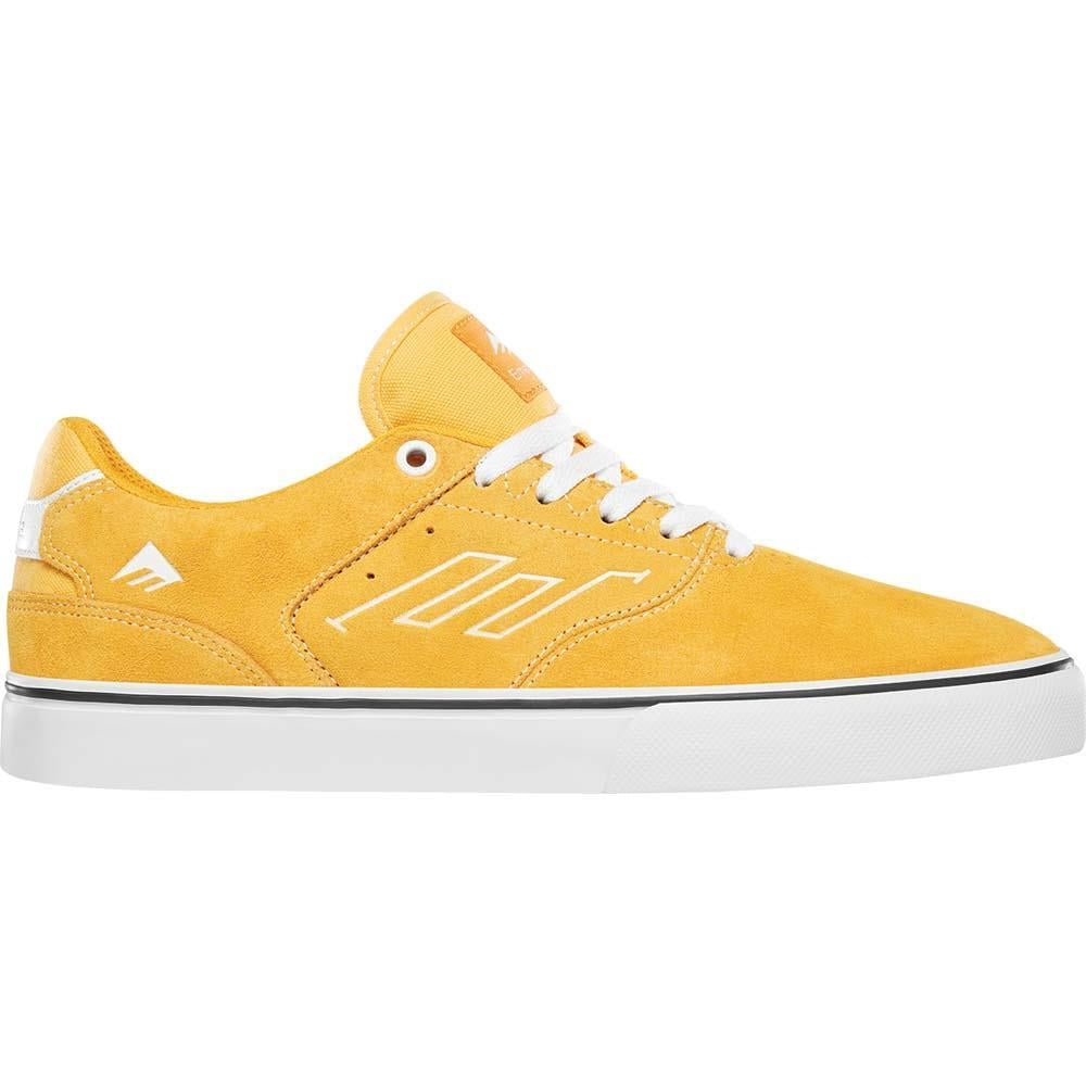 Emerica Footwear The Low Vulc Yellow White Skate Shoes