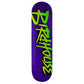 Birdhouse Skateboards Splatter Logo Skateboard Deck Purple 8.125"