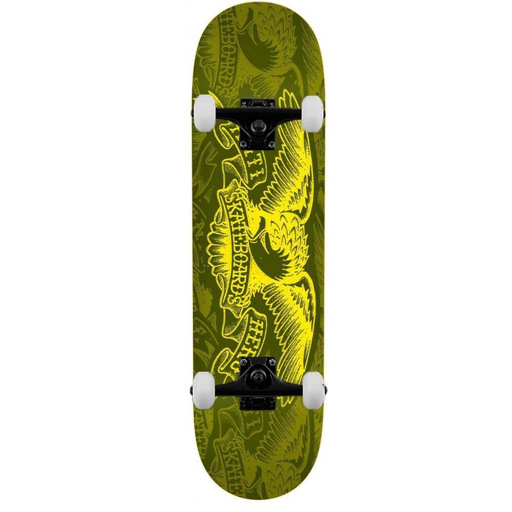 Anti Hero Copier Eagle Complete Skateboard Olive 7.75"