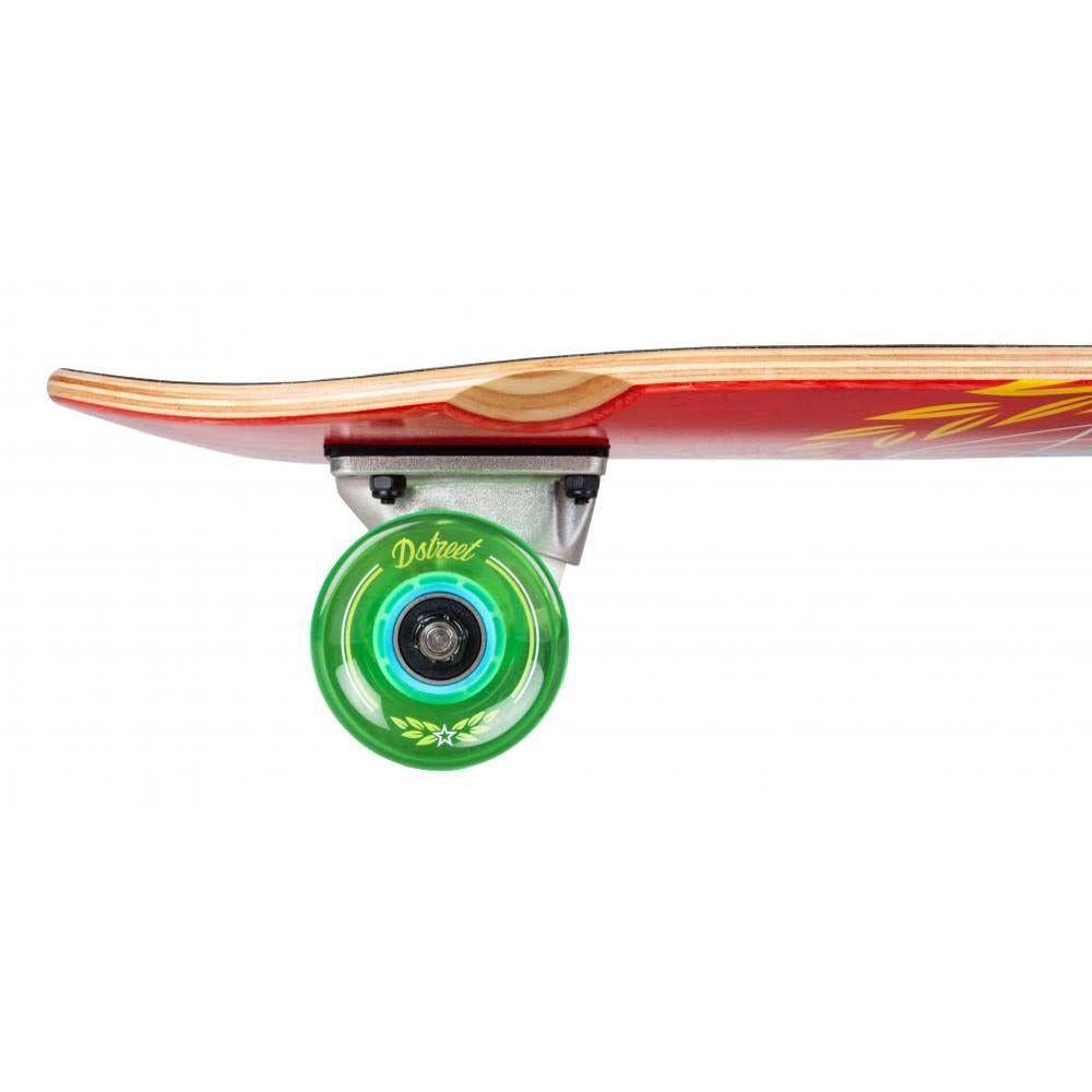 D Street Cruiser Atlas Factory Complete Skateboard Red 28"