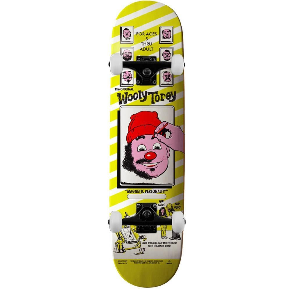 Thank You Torey Pudwill Wooly Complete Skateboard Multi 8.25"