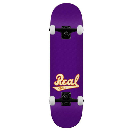 Real Pro Complete Skateboard Zion Pro Script Purple 8.38"