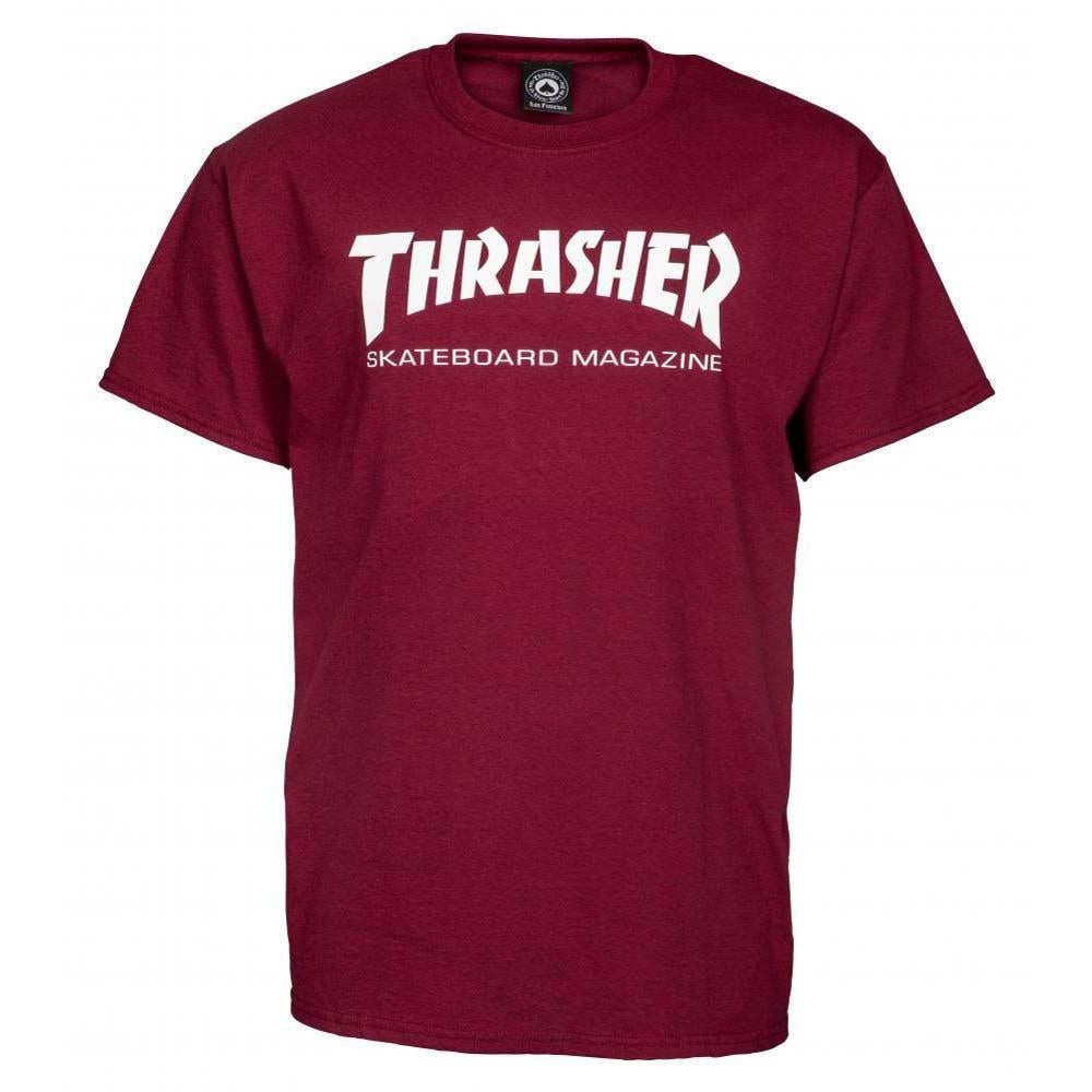 Thrasher Skate Mag Logo T-Shirt Maroon