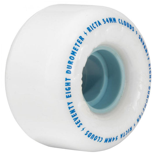 Ricta Wheels Clouds Skateboard Wheels 78A White Blue 56mm