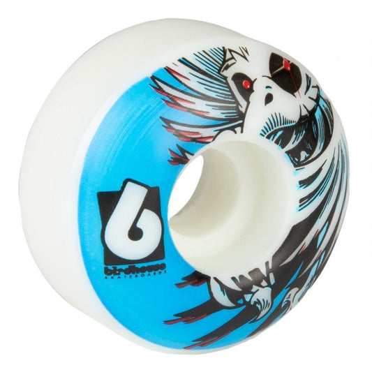 Birdhouse Skateboard Wheels Hawk Spiral White 52mm