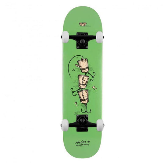 Arbor Complete Skateboard Whiskey 8.0 Upcycle Green 8"