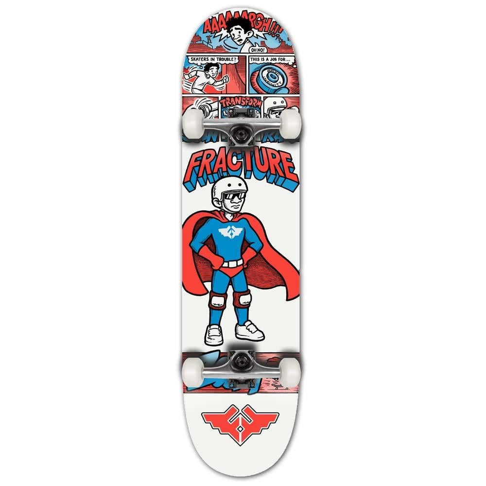 Fracture x Jon Horner Fracture Man Factory Complete Skateboard Multi 8"