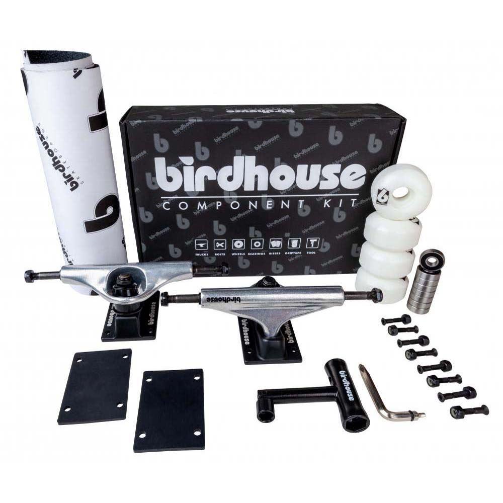 Birdhouse Skateboards Component Kit Silver Black 5.25"