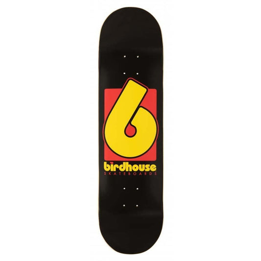 Birdhouse Skateboards B Logo Skateboard Deck Black 8.25"