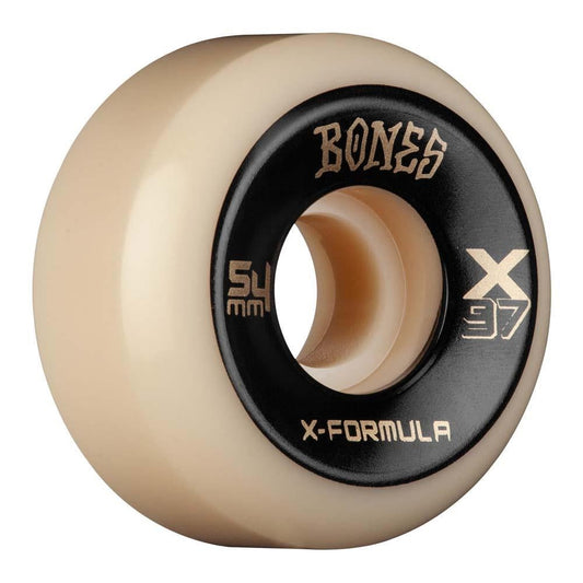 Bones Skateboard Wheels X Formula 97A V5 White 54mm