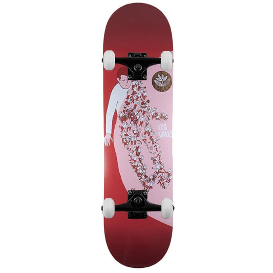 Magenta Leo Valls Extravision Complete Skateboard Red 8.25"