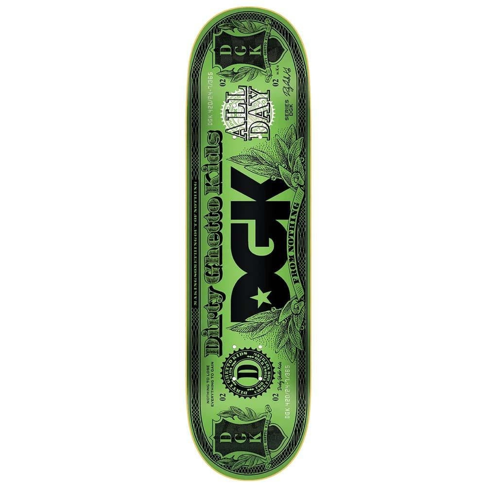 DGK Buck Skateboard Deck Neon 8.1"