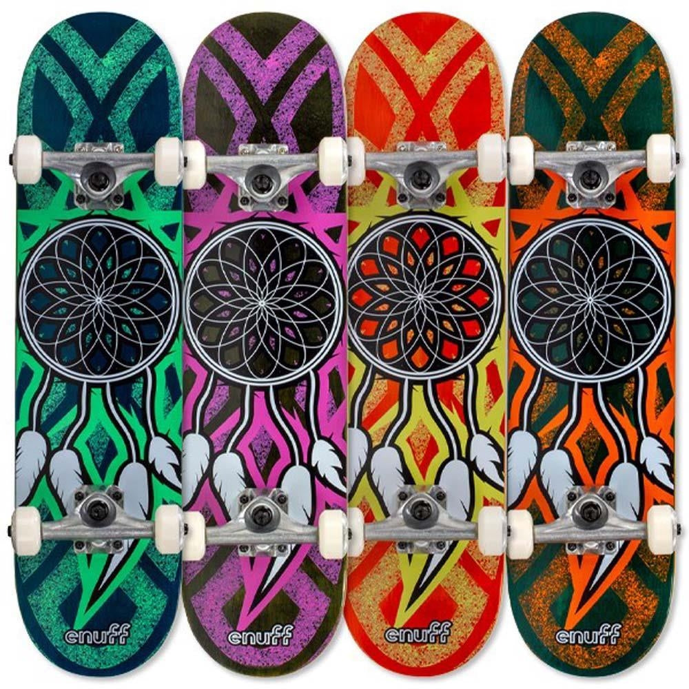 Enuff Dreamcatcher Factory Complete Skateboard Teal Orange 7.75"