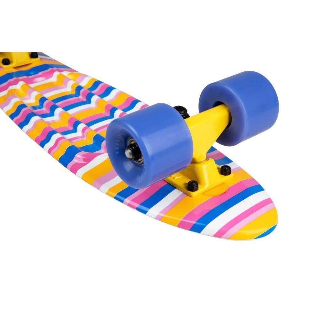 D Street Polyprop Cruiser Complete Skateboard Stripes Multi 23"