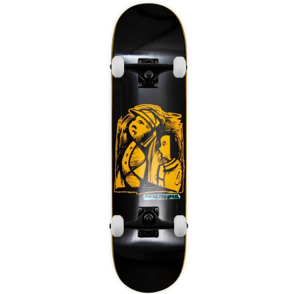 The Heated Wheel Frontier Complete Skateboard Black 8"