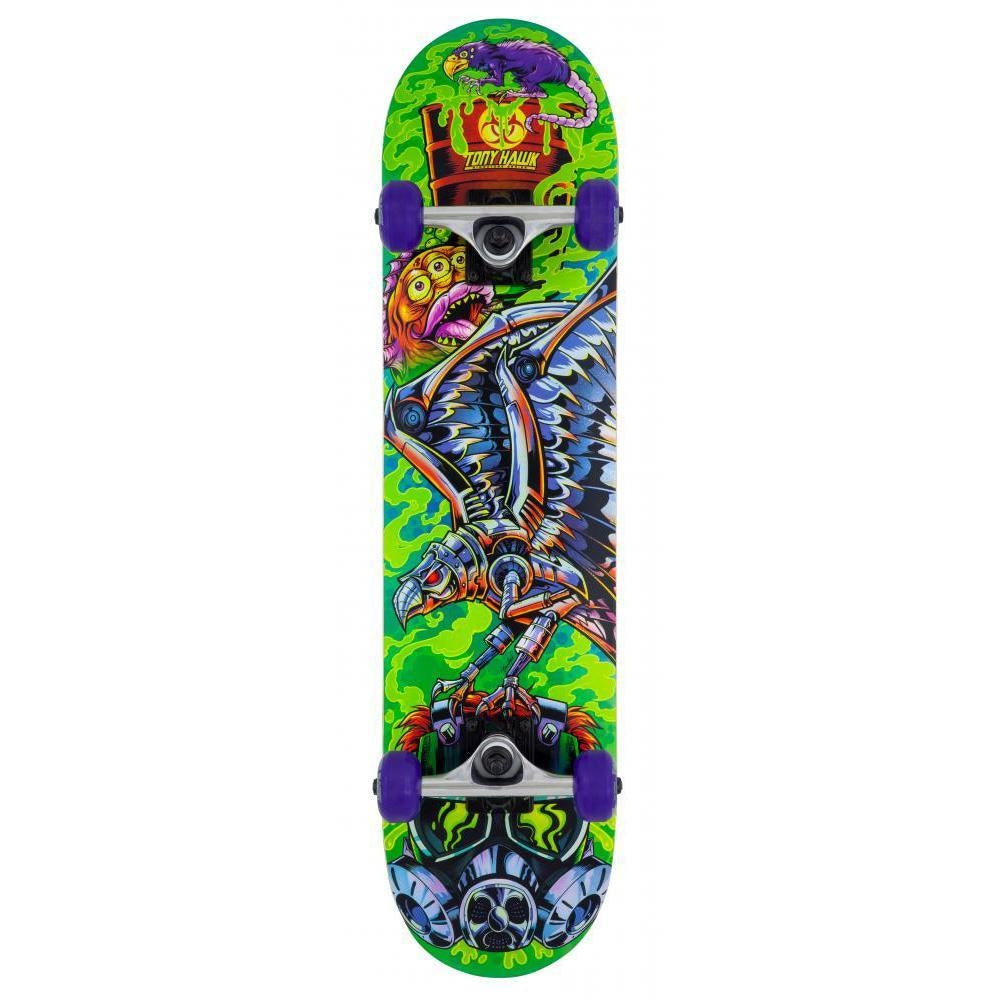 Tony Hawk SS 360 Factory Complete Skateboard Toxic Multi  Colour 7.5 Inch Wide