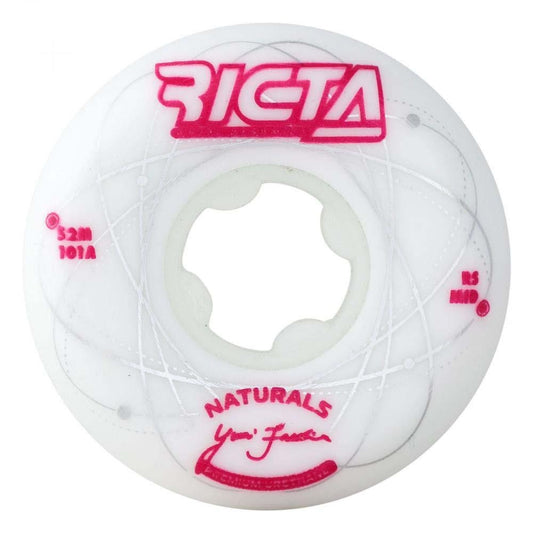 Ricta Skateboard Wheels Orbital Naturals Mid 101a White 52mm