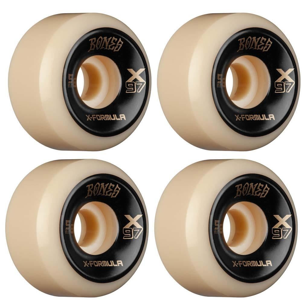 Bones Skateboard Wheels X Formula 97A V6 White 56mm