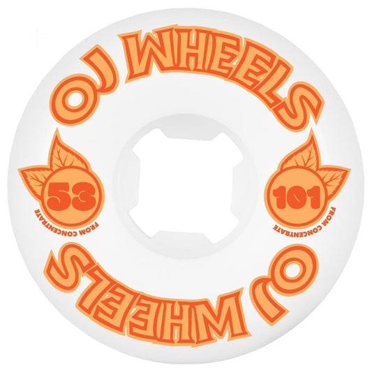 OJ Wheels From Concentrate Hardline Skateboard Wheels 101a Orange 53mm