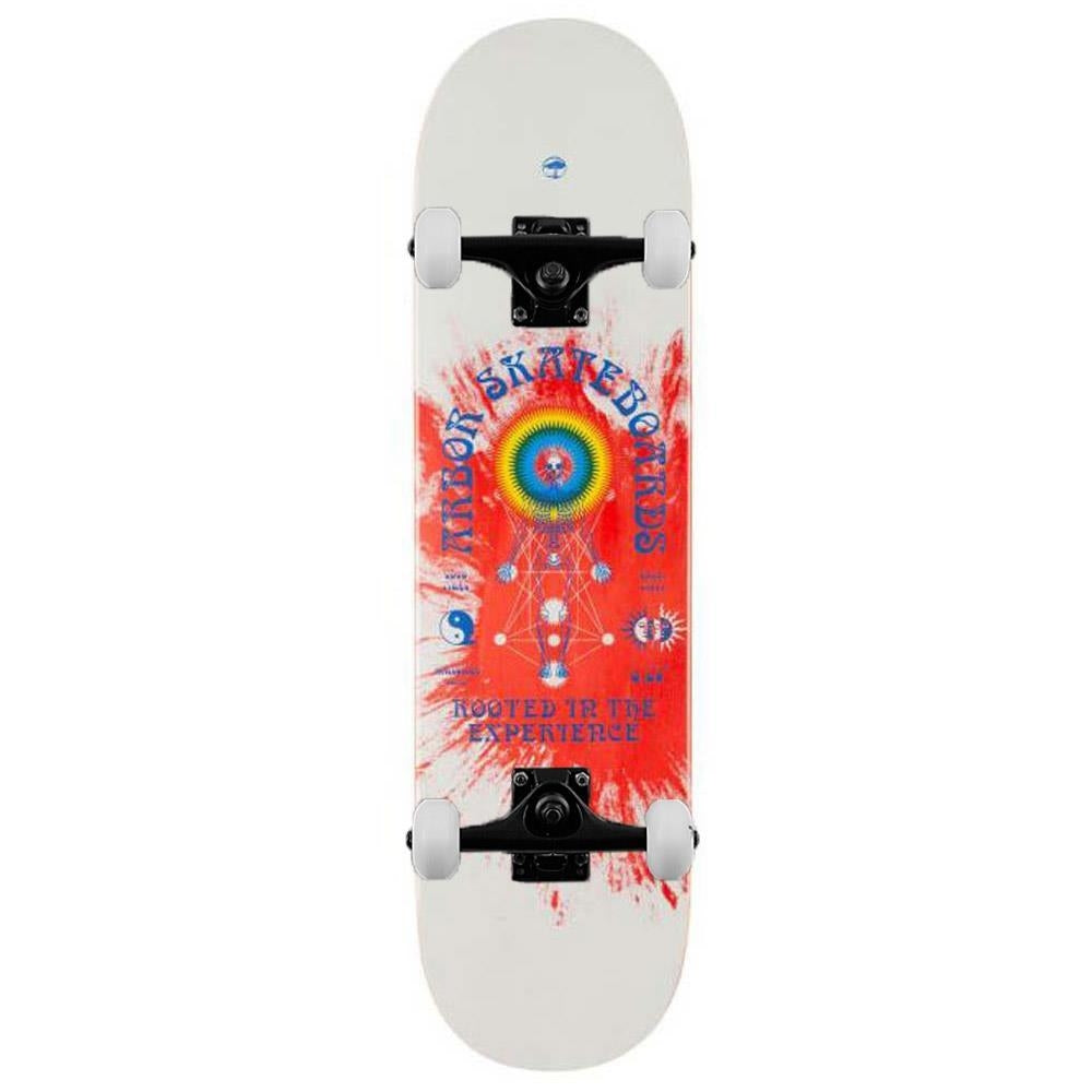 Arbor Complete Skateboard Whiskey 8.25 Experience White 8.25"