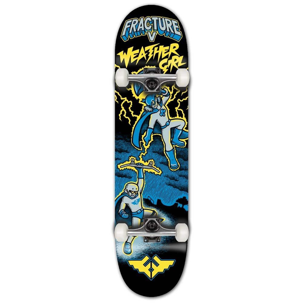 Fracture x Jon Horner Weather Girl Factory Complete Skateboard Multi 7.25"