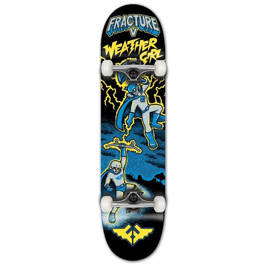 Fracture x Jon Horner Weather Girl Factory Complete Skateboard Multi 7.25"