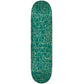 Krooked Flock Skateboard Deck Green 8.38"