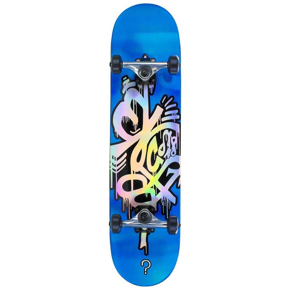 Enuff Skateboards Hologram Factory Complete Skateboard Blue 32" x 8"