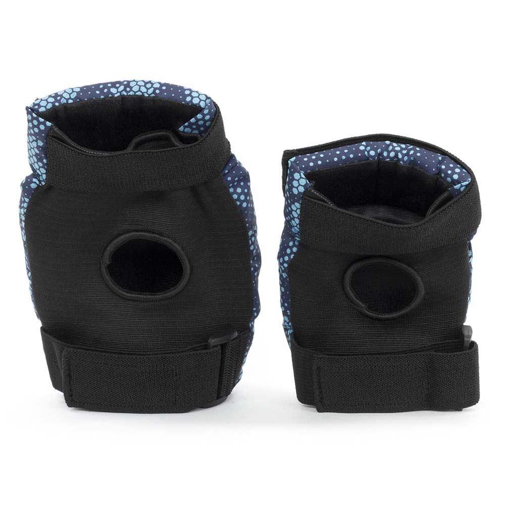 REKD Youth Heavy Duty Double Pad Set Black/Blue