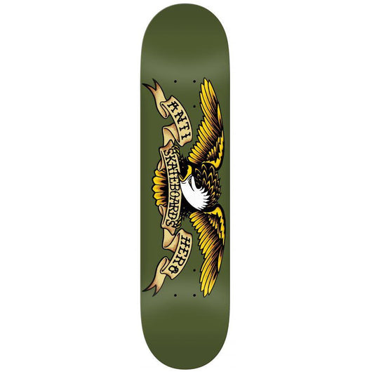 Anti Hero Skateboards Classic Eagle Skateboard Deck Green 8.38"