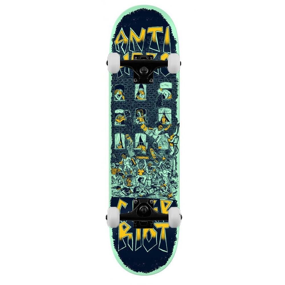 Anti Hero Curb Riot III Complete Skateboard Multi Colour 8.25"
