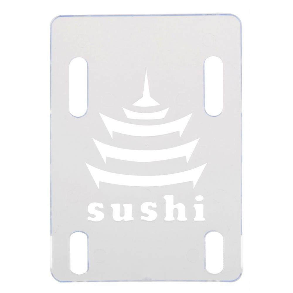 Sushi Skateboard Riser Pads Pagoda Clear 1/8"