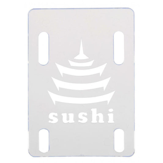 Sushi Skateboard Riser Pads Pagoda Clear 1/8"