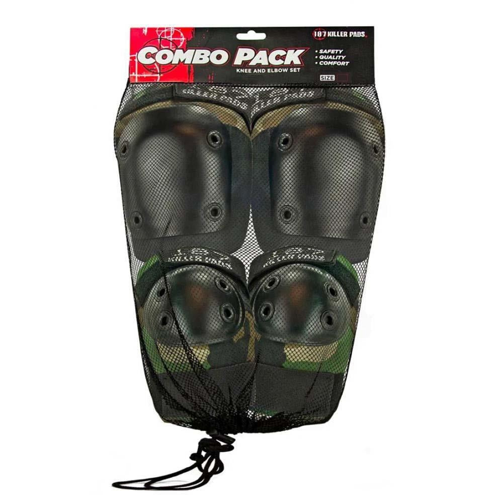 187 Killer Pads Combo Pack Knee & Elbow Camo ADULT