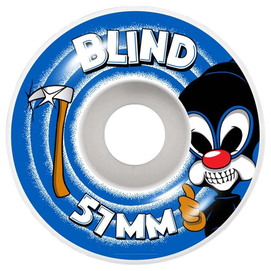 Blind Reaper Impersonator Skateboard Wheels 99a White Blue 51mm