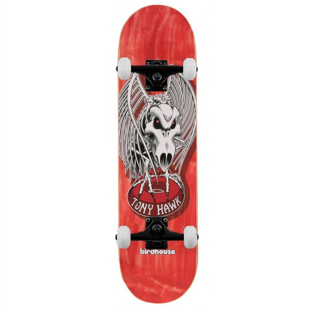 Birdhouse Pro Hawk Falcon 4 Complete Skateboard Red 8.25"