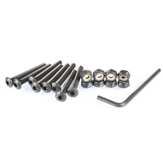 D Street Domehead Skateboard Bolts Allen Key Black 1 1/2"