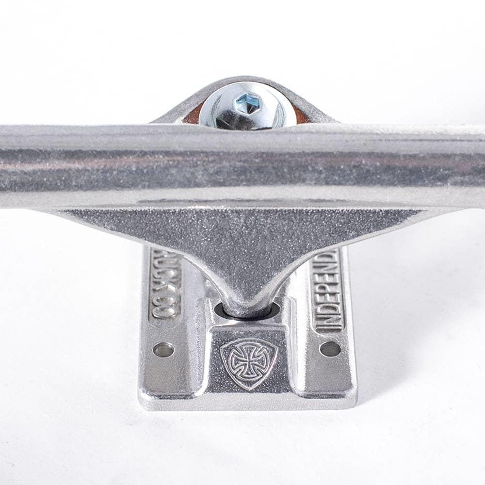 Indy Mid Skateboard Trucks Polished Silver 129 MM